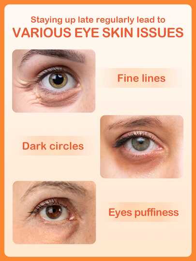 Essence éclaircissante pour les yeux à la vitamine C Slow Sunday, vitamine C, acide hyaluronique, hydratante et éclaircissante, convient aux cernes, aux ridules et aux poches sous les yeux, bon choix pour les vacances, les articles de voyage essentiels, H