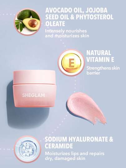 SHEGLAM Pillow Lips CrèMe De Soin Des LèVres Rouge Marque De Beauté CosméTique Maquillage Pour Femmes Et Filles