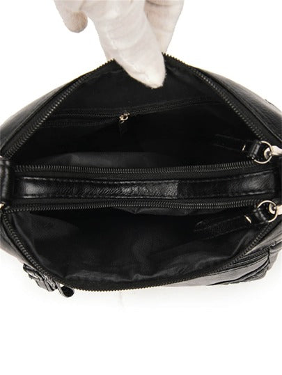 Sac Hobo À Détail Tressé Zippé