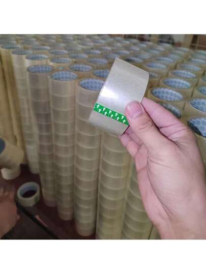 ASAVE 1 rouleau de ruban adhésif transparent, 55 yards de long, facile à utiliser, polyvalent, convient pour sceller les boîtes et les colis, idéal pour le bureau, la maison, l'école et le transport. Essentiel pour la rentrée scolaire