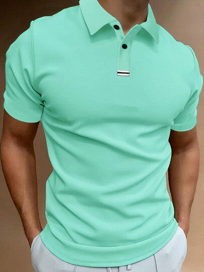 Manfinity Homme Polo À Applique