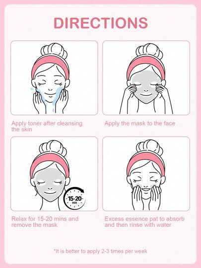 Masque facial hydratant au collagène SlowSunday, lot de 5, hydrate et nourrit, hydrate en profondeur et apaise la peau, K Beauty, soins de la peau coréens, Y2K, idéal pour les fêtes, convient pour l'été & l'automne, Halloween