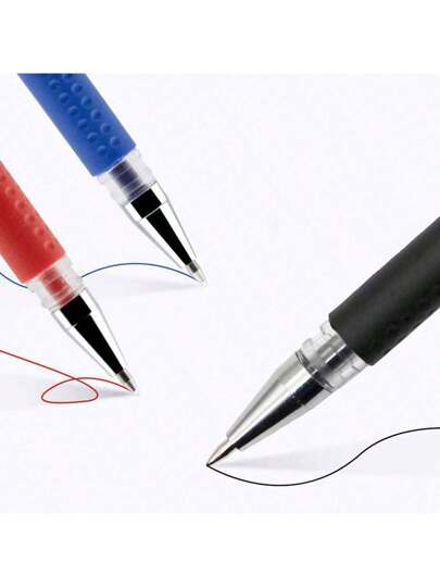 Stylos À Bille Classiques Simples Bleus, 10 Pièces, Pour Le Bureau Et L'école