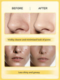 Masque Peel-Off Doré SlowSunday, Masque Enveloppant pour le Visage, Éliminateur de Points Blancs, Contrôle de l'Huile, Nettoyage en Profondeur, Purifie les Pores & Exfolie Doucement pour une Peau Lisse, Soins de la Peau Coréens, Y2K, Convient pour l'Été,
