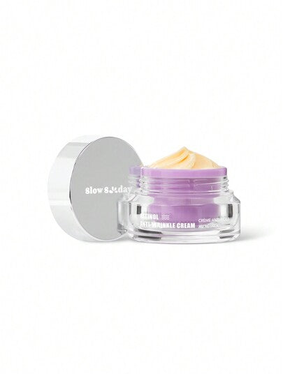 Crème anti-rides au rétinol Slow Sunday, rétinol, hydratante, éclaircissante et raffermissante pour la peau, K Beauty, bon choix pour les vacances, les essentiels de voyage, Halloween, convient pour les soins de la peau en été