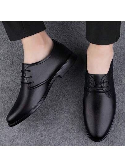 Chaussures D'affaires Polyvalentes À Lacets Pour Hommes, Vêtements Formels Et Décontractés, Confortables