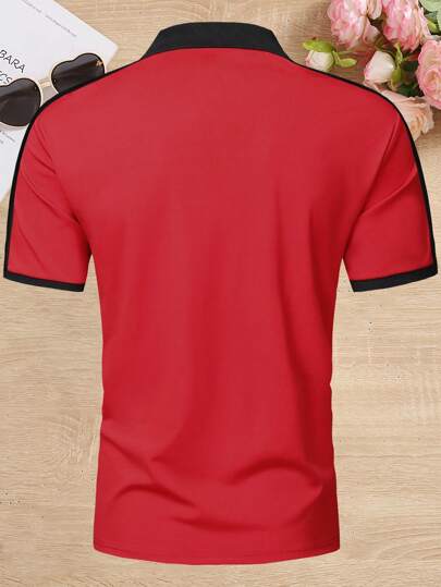 Polo personnalisé homme avec imprimé petit cheval