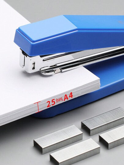 1 pièce Agrafeuse polyvalente robuste et rotative, peut accueillir une profondeur d'empilage jusqu'à 9,5 cm, avec 500 agrafes pour le bureau, la maison, les étudiants. Rentrée des classes, fournitures scolaires