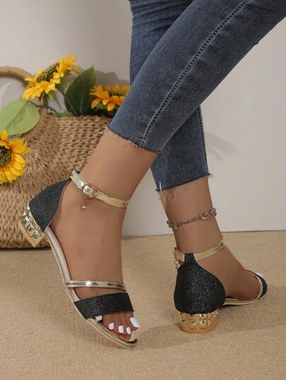 Sandales à talons hauts pour femmes pour les voyages et les vacances à l'extérieur, 2025
