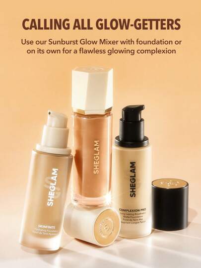 SHEGLAM Sunburst Glow Mixeur-Light Warm Peach Marque De Beauté CosméTique Maquillage Pour Femmes Et Filles