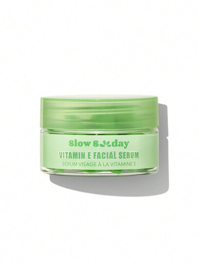 Sérum facial Slow Sunday à la vitamine E, vitamines, hydratant et éclaircissant, convient pour les cernes, les ridules et les poches sous les yeux, bon choix pour les vacances, les articles de voyage essentiels, Halloween, convient pour les soins de la pe