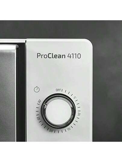 Cecotec Micro-ondes ProClean 4010. Capacité d'23 L, Revêtement Ready2Clean, 700 W de Puissance, 6 Niveaux de Fonctionnement, Minuterie 30 minutes, Mode Décongeler, Finition en Blanc. (Avec Gril)