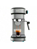 Cecotec Cafelizzia Express Cafelizzia 890 Gris Espressos et Cappuccino 1350 W Système Thermoblock 20 bars Mode Auto pour 1-2 Cafés, Vaporisateur Orientable, Capacité 1,2 L