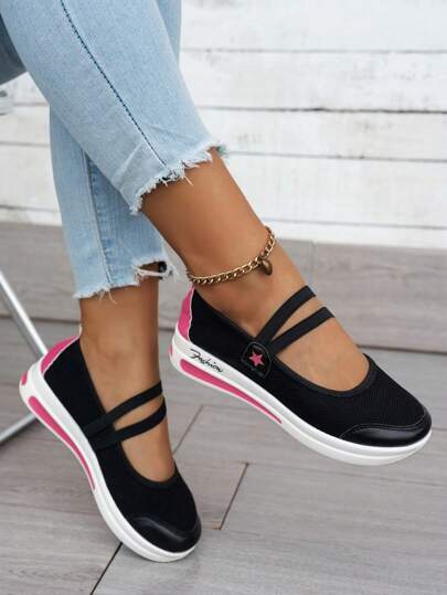 Chaussures de sport à mailles pour femmes, automne/hiver. Nouvelles chaussures plates pour femmes au printemps, à talon bas, semelle plate, antidérapantes, chaussures de sport casual, baskets pour femmes