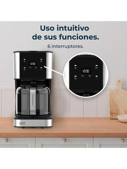 Cecotec Ctec Cafetière goutte à goutte Coffee 66 Drop & Touch - ✅Livraison en 3-5 jours