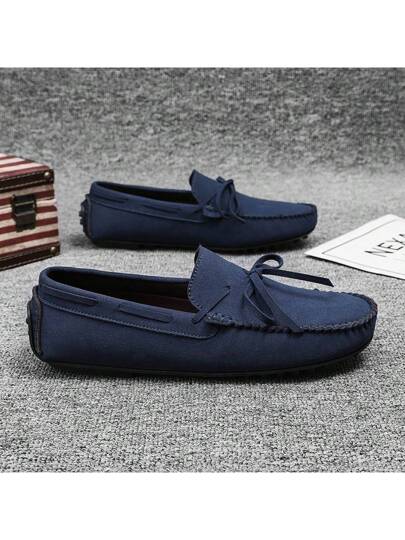 Style européen Mocassins décontractés britanniques pour hommes, chaussures de bateau, mode et polyvalent, Valentines