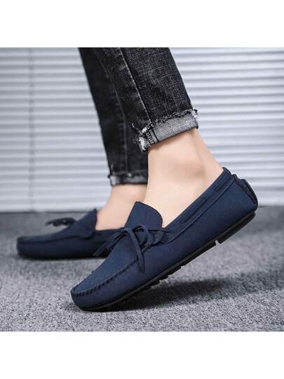 Style européen Mocassins décontractés britanniques pour hommes, chaussures de bateau, mode et polyvalent, Valentines