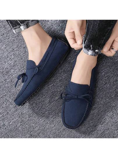 Style européen Mocassins décontractés britanniques pour hommes, chaussures de bateau, mode et polyvalent, Valentines