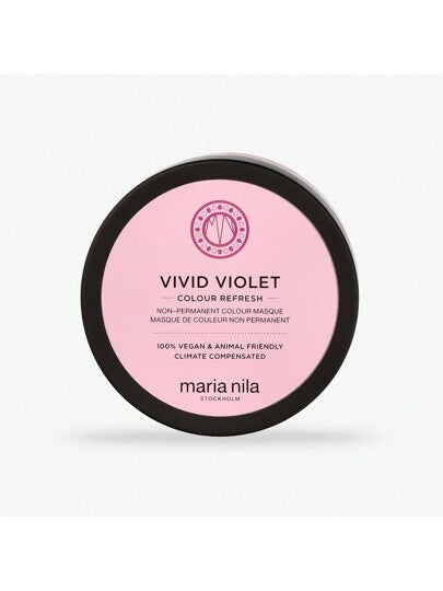Maria Nila Colour Refresh Non-Pigmented Cream 100 ml – Hair Mask, Non-Permanent, For Color-Treated Hair, Vivid Violet, Suitable For Weekly Hair Treatment