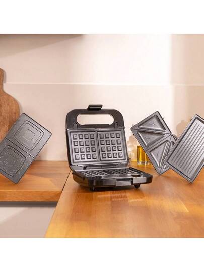 Cecotec Ctec Appareil à sandwichs Rock`nToast 4in1