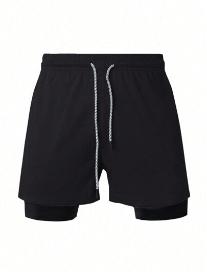 Gym Rark Short de sport 2-en-1 à cordon de serrage pour hommes