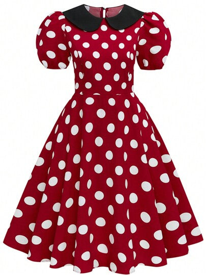 Rometta Robe décontractée de mode simple grande taille, appropriée pour tous les jours, Saint-Valentin