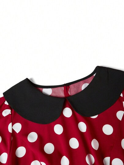Rometta Robe décontractée de mode simple grande taille, appropriée pour tous les jours, Saint-Valentin