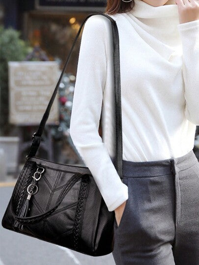 Sac à main et sac fourre-tout de marque de luxe pour femmes, sac à épaule de shopping en PU de haute qualité, nouveau sac fourre-tout pour femmes 2026