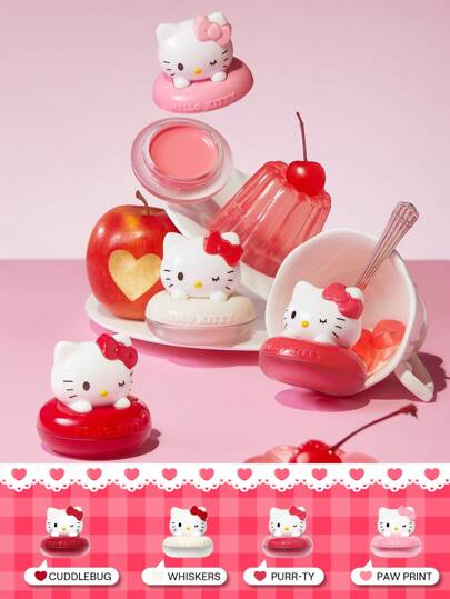 Hello Kitty｜SHEGLAM True Love Dewy Multi-Use Balm-Whiskers Rouge Marque De Beauté CosméTique Maquillage Pour Femmes Et Filles