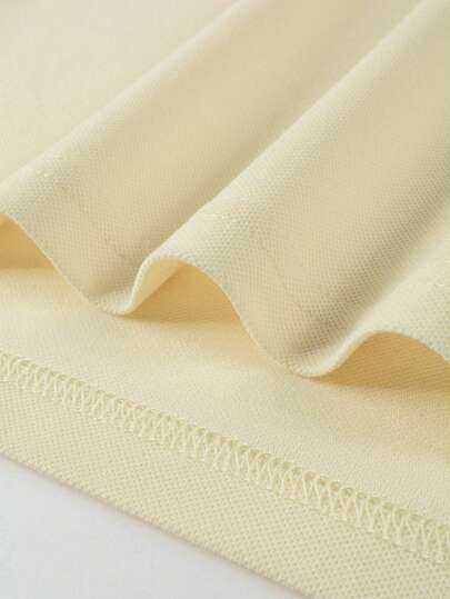Manfinity Homme Chemise polo décontractée/de bureau à manches courtes avec poche, couleur unie, pour hommes, formelle