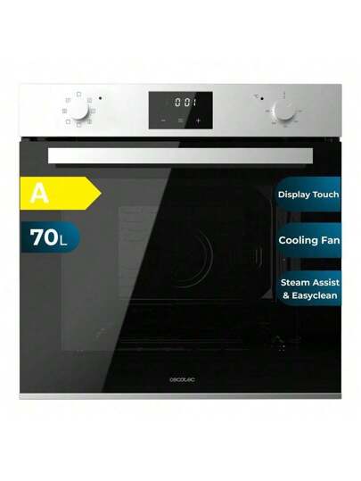 Cecotec Four intégrable multifonctions Bolero Hexa M226001 Line A.Four multifonctions Capacité de 70 L, 7 fonctions, classe A, 2800 W