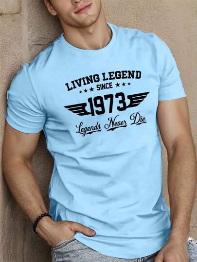 NEOREFINED T-shirt à manches courtes avec imprimé lettre pour hommes, t-shirts d'été pour hommes, t-shirts
