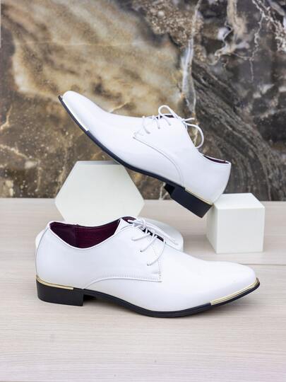 Chaussures Derby Premium pour Hommes, Chaussures, À la Mode, Brillantes, À Lacets, Confortables, Affaires, Chaussures Formelles, Chaussures de Ville, Chaussures de Mariage, Convenant à Diverses Occasions, Toutes Saisons