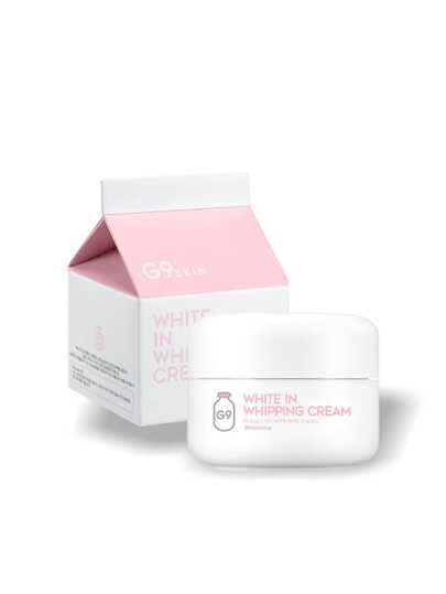 G9SKIN WHITE IN MILK WHIPPING CREAM Moisturizer – Moisturizer, Brightening, For Dull Skin, Milk Scent, White, Milk Protein, Suitable For Morning Skincare Routine
