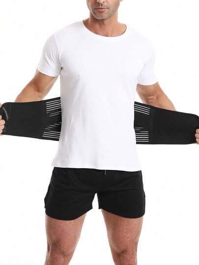 1 pièce, Ceinture de taille pour hommes, Ceinture de fitness et de sport, Ceinture en plastique pour hommes, Entraînement professionnel de basket-ball, Accroupissements profonds, Traction difficile, Compression abdominale, Équipement de course, Outils de