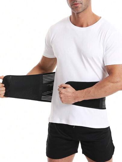 1 pièce, Ceinture de taille pour hommes, Ceinture de fitness et de sport, Ceinture en plastique pour hommes, Entraînement professionnel de basket-ball, Accroupissements profonds, Traction difficile, Compression abdominale, Équipement de course, Outils de