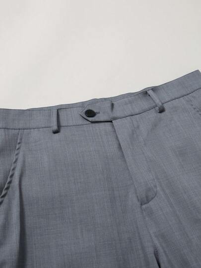 Calvornis Ensemble de costume blazer à manches longues & pantalon pour hommes grande taille, formel, cérémonie