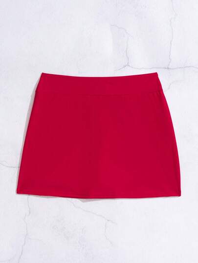 Swim Lushoire Plage pour femmes : Pantalon de plage élégant à fente latérale de couleur unie, short de bain de plage avec design pour les vacances d'été à la plage