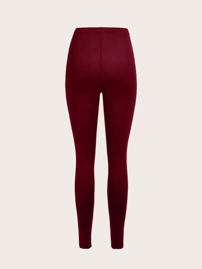 EZwear 3 pièces/Set Leggings en tricot décontractés pour femmes, Pantalons longs skinny, Été