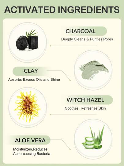 Masque purifiant à décoller au charbon de SlowSunday, masque enveloppant pour le visage, avec charbon activé & extrait d'aloe vera, nettoyage en profondeur, purifie les pores & exfolie en douceur pour une peau lisse, soins de la peau coréens, Y2K, convien
