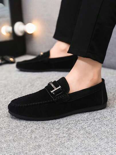 Nouvelle mode hommes Mocassins, chaussures de costume classiques et confortables, chaussures de conduite légères et sans lacet (Note: les mocassins ont à la mode à être petits, ceux avec de grands pieds voudront peut-être commander une taille de plus)