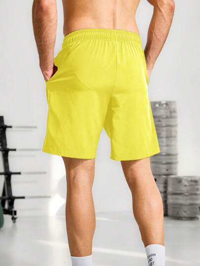 Gym Rark Shorts de sport pour hommes avec cordon de serrage à la taille et imprimé de taureau