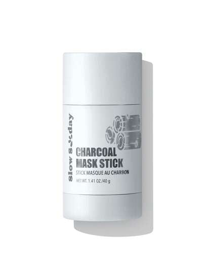 Bâton de masque au charbon SlowSunday, Soins de la peau, Masque facial, Bâton de masque à l'argile, Réduit les pores, Améliore le teint de la peau, K Beauty, Idéal pour les fêtes, Convient pour l'été & l'automne, Halloween