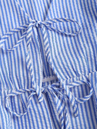 Flirla Pantalon droit décontracté simple à cordon de serrage, style européen et américain. Nouveau pour l'été, rose rayé. Ensemble 2 pièces pour femmes