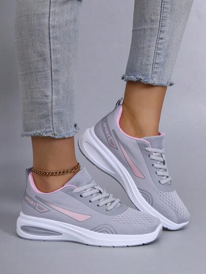 STEPREACH 2025 Automne Baskets mode femme Automne/Printemps, chaussures de sport décontractées légères et respirantes, antidérapantes, plates
