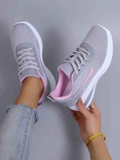 STEPREACH 2025 Automne Baskets mode femme Automne/Printemps, chaussures de sport décontractées légères et respirantes, antidérapantes, plates