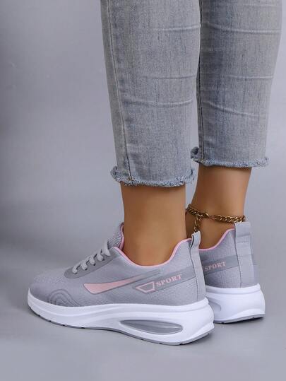 STEPREACH 2025 Automne Baskets mode femme Automne/Printemps, chaussures de sport décontractées légères et respirantes, antidérapantes, plates