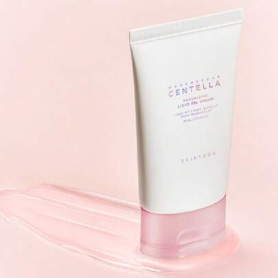 SKIN1004 Madagascar Centella Poremizing Light Gel Cream 75ML Gel Crème Hydratant Anti Pores Korean Skincare Pore Minimizing Cream Centella Cream Lightweight Moisturizer Sebum Control Cream Glow Skin Glass Skin Texture Care Kbeauty Soin Visage Peau Mixte G