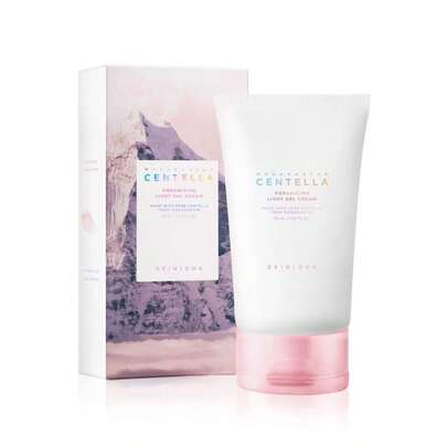 SKIN1004 Madagascar Centella Poremizing Light Gel Cream 75ML Gel Crème Hydratant Anti Pores Korean Skincare Pore Minimizing Cream Centella Cream Lightweight Moisturizer Sebum Control Cream Glow Skin Glass Skin Texture Care Kbeauty Soin Visage Peau Mixte G