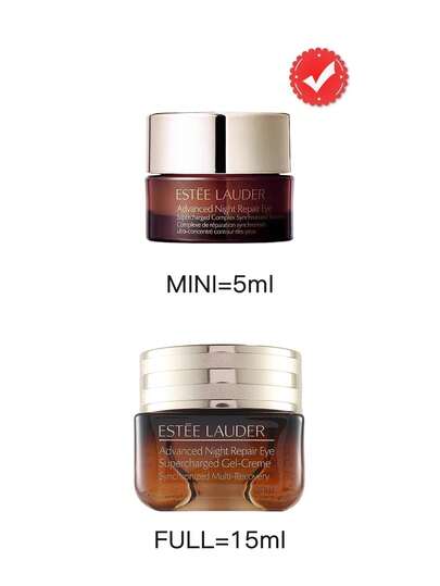 Estée Lauder [Mini Size] Advanced Night Repair Eye Supercharged Complex 5ml / Crème pour les yeux multi-récupération synchronisée / Cible les cernes, les ridules et les multiples signes de vieillissement précoce de la zone des yeux, formule à double actio